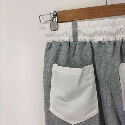 切替スウェットワイドパンツ メンズ