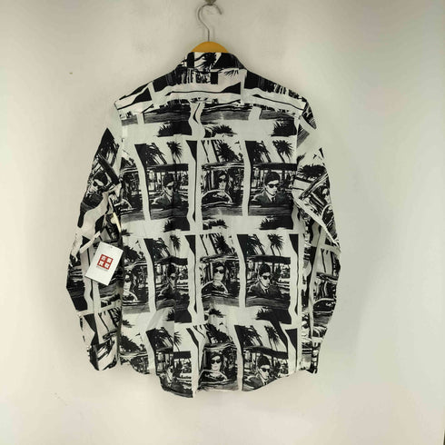 ポールスミス Paul Smith モノクローム プリントシャツ メンズ JPN:M