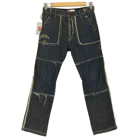ディーゼル DIESEL 90~00S カットオフ加工デニムパンツ レディース 12