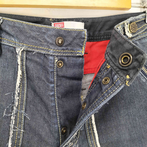 ディーゼル DIESEL 90~00S カットオフ加工デニムパンツ レディース 12