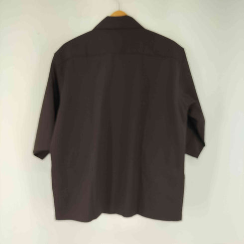 コムサメン COMME CA MEN ストレッチツイル オープンカラーシャツ メンズ JPN:L
