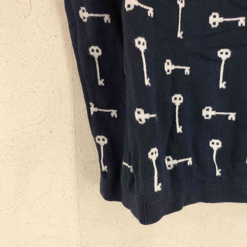 トミーヒルフィガー TOMMY HILFIGER PIMA COTTON 鍵柄 クルーネックニット レディース import:M