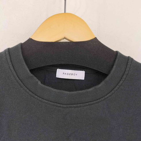 ページボーイ PAGEBOY カレッジミニウラケBIGスウェット レディース FREE