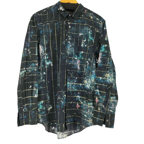 ポールスミス Paul Smith アブストラクトペインティングシャツ メンズ JPN:L