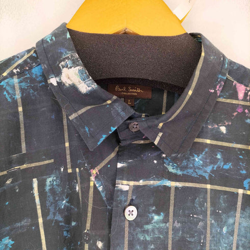 ポールスミス Paul Smith アブストラクトペインティングシャツ メンズ JPN:L