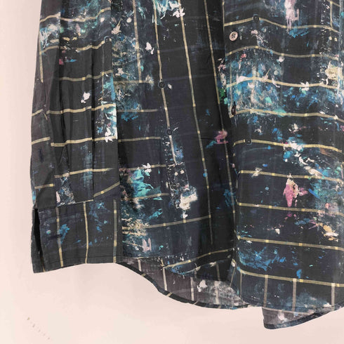 ポールスミス Paul Smith アブストラクトペインティングシャツ メンズ JPN:L