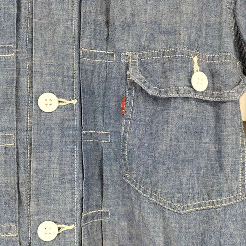 リーバイス Levis 2nd シャンブレー トラッカーシャツジャケット メンズ JPN:M