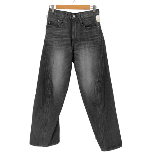 ネヴァーフォーゲット NVRFRGT 3D Twisted Wide Leg Jeans メンズ 1