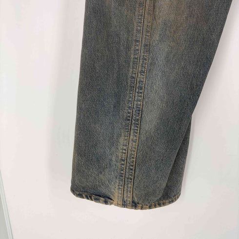 ネヴァーフォーゲット NVRFRGT 3D TWISTED WIDE LEG JEANS メンズ 2