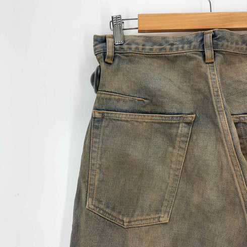 ネヴァーフォーゲット NVRFRGT 3D TWISTED WIDE LEG JEANS メンズ 2