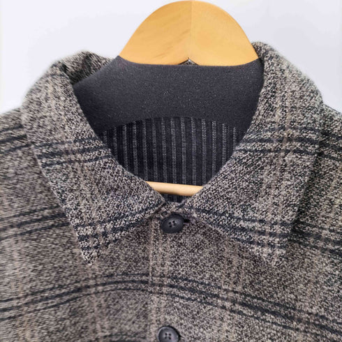 FRANCIS RAI ニット切替チェックジャケット メンズ import:L