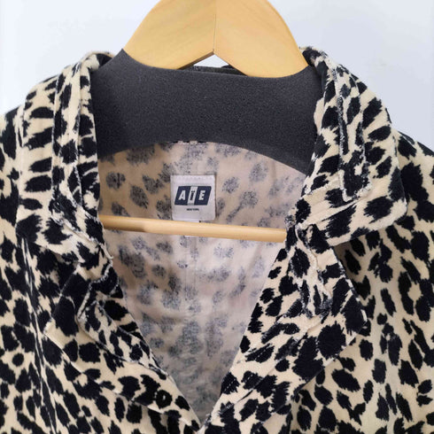 エーアイイー AiE animal pattern velvet コート レオパード メンズ JPN:S