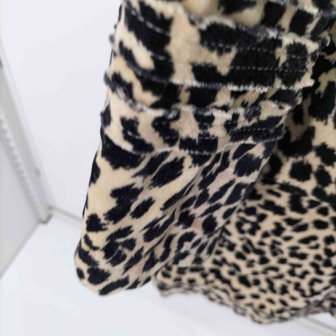 エーアイイー AiE animal pattern velvet コート レオパード メンズ JPN:S
