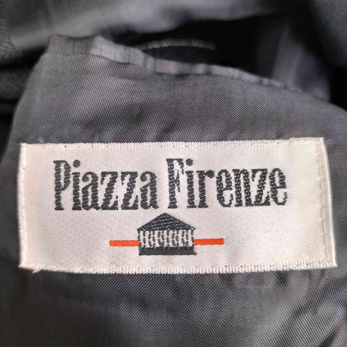 Piazza Firenze ストライプ パワーショルダージャケット メンズ R42/W35