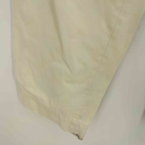 スタジオニコルソン STUDIO NICHOLSON MARCO PEACHED TWILL テーパード チノ メンズ