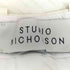 スタジオニコルソン STUDIO NICHOLSON MARCO PEACHED TWILL テーパード チノ メンズ