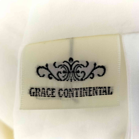 グレースコンチネンタル GRACE CONTINENTAL フラワー刺繍 ノースリーブワンピース レディース 36