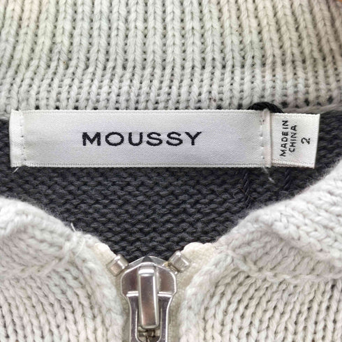 マウジー moussy LAYERED HALF ZIP ミニドレス レディース JPN:2