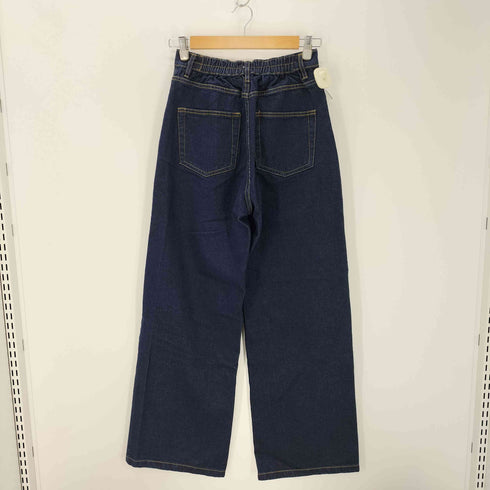 グレイル GRL ハイウエストセミワイドデニムパンツ レディース JPN:L