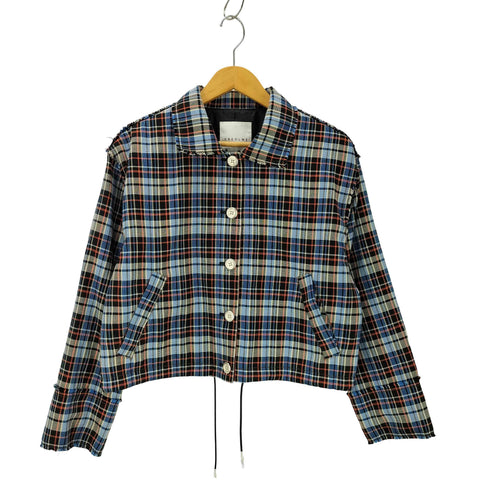 クレオルム CREOLME チェッククロップドコーチジャケット レディース FREE