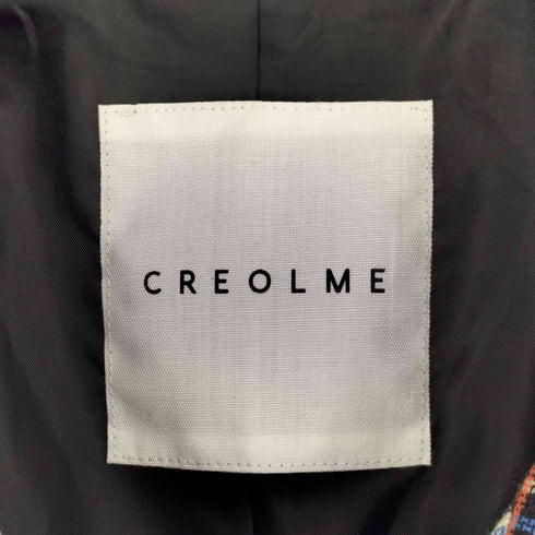 クレオルム CREOLME チェッククロップドコーチジャケット レディース FREE