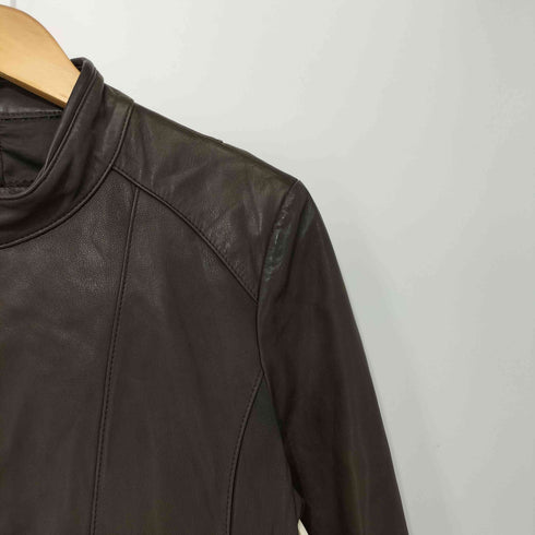 トミーヒルフィガー TOMMY HILFIGER 本革シングルライダースジャケット レディース import:XL