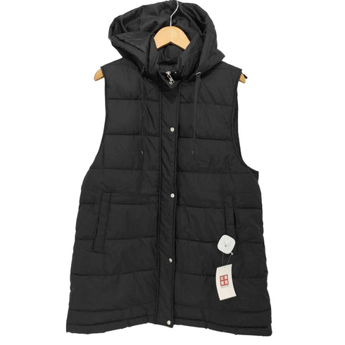 HK WORKS LONDON フード付き中綿ベスト レディース import:L