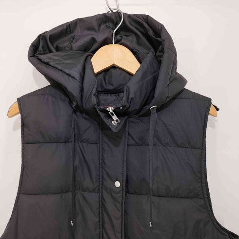 HK WORKS LONDON フード付き中綿ベスト レディース import:L