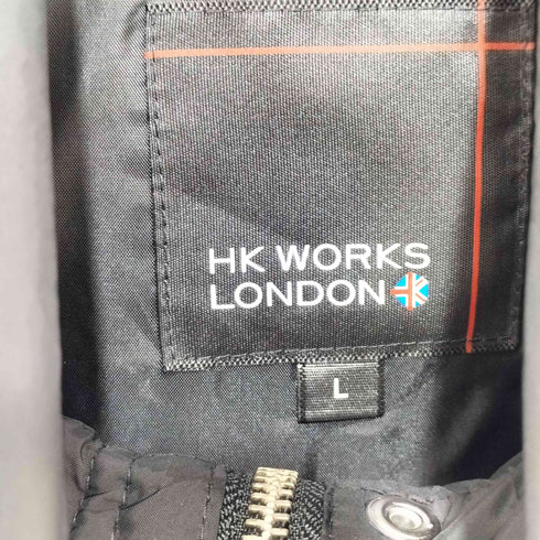 HK WORKS LONDON フード付き中綿ベスト レディース import:L