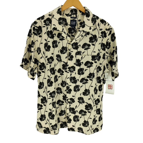 ギャップ Gap Textured Resort Shirt テクスチャー リゾートシャツ STANDARD FIT メンズ import:M