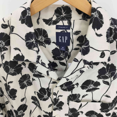 ギャップ Gap Textured Resort Shirt テクスチャー リゾートシャツ STANDARD FIT メンズ import:M