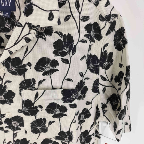 ギャップ Gap Textured Resort Shirt テクスチャー リゾートシャツ STANDARD FIT メンズ import:M