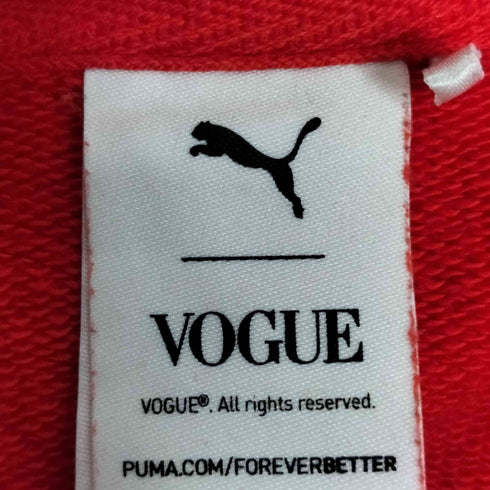 プーマ PUMA ×VOGUE ロゴ刺繍 プルオーバーパーカー レディース import:S