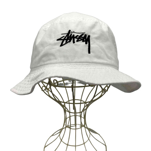 ステューシー Stussy CAPZ Stock Logo Embroidery Bucket Hat メンズ S/M