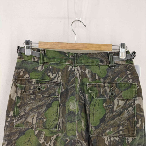 MOSSY OAK USA製 ツリーカモ ダック カーゴパンツ メンズ XS