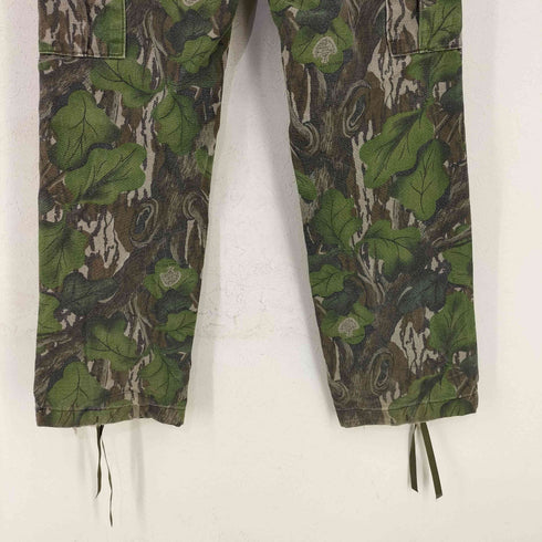 MOSSY OAK USA製 ツリーカモ ダック カーゴパンツ メンズ XS
