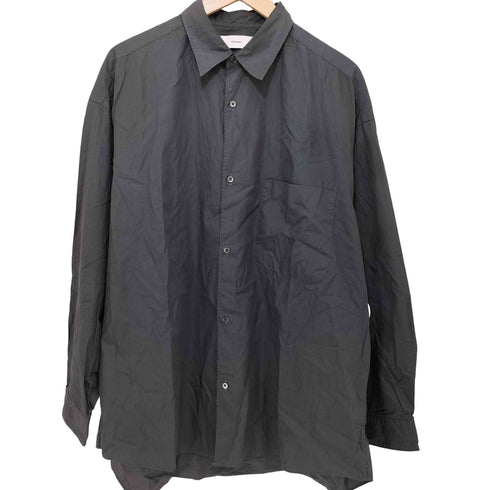 グラフペーパー Graphpaper 2022SS Broad L/S Oversized Regular Collar Shirt メンズ FREE
