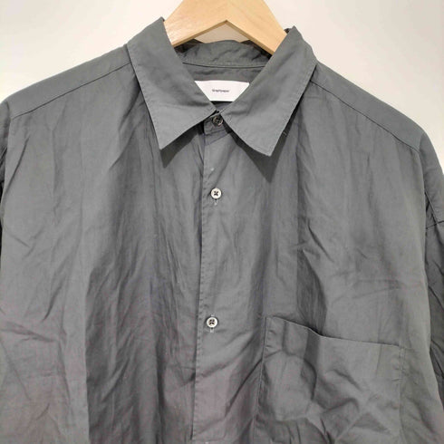 グラフペーパー Graphpaper 2022SS Broad L/S Oversized Regular Collar Shirt メンズ FREE