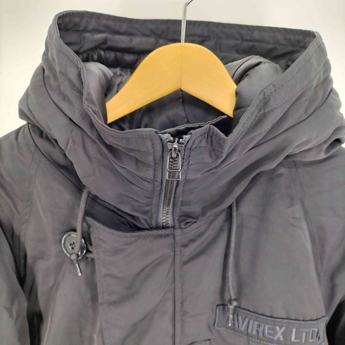 アヴィレックス AVIREX HB HOODIE JKT N-3B 型 ミリタリー フーデット フライトジャケット メンズ import:XL