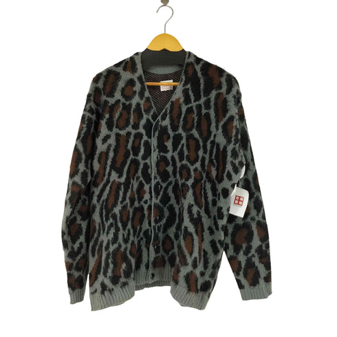 ペニーズ PENNEYS 別注 ビッグシルエット モヘアタッチ レオパード カーディガン メンズ 40