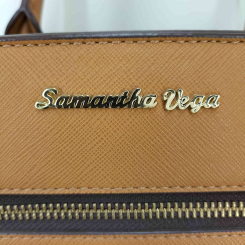 サマンサベガ Samantha Vega 2wayキャメルハンドバッグ レディース