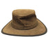 BARMAH HATS USA製 FOLDABLE SUEDE LEATHER HAT スウェードレザー イントレチャートライン ハット メンズ LARGE