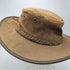 BARMAH HATS USA製 FOLDABLE SUEDE LEATHER HAT スウェードレザー イントレチャートライン ハット メンズ LARGE
