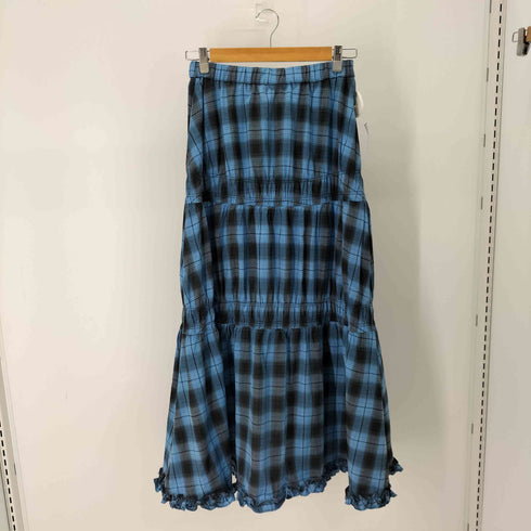 ローリーズファーム LOWRYS FARM オンブレチェックティアードスカート レディース FREE