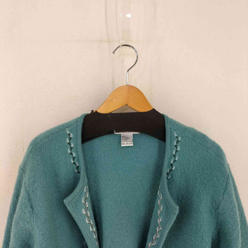 香港製 ボタニカル刺繍 ブランケットジャケット レディース import:L