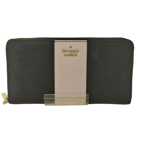 ケイトスペードニューヨーク kate spade NEW YORK 内側ストライプラウンドファスナー長財布 レディース
