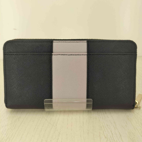 ケイトスペードニューヨーク kate spade NEW YORK 内側ストライプラウンドファスナー長財布 レディース