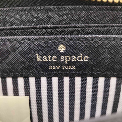 ケイトスペードニューヨーク kate spade NEW YORK 内側ストライプラウンドファスナー長財布 レディース