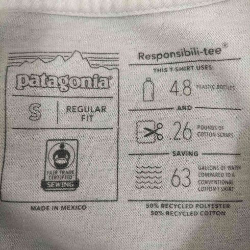 パタゴニア patagonia バックプリント 長袖カットソー メンズ