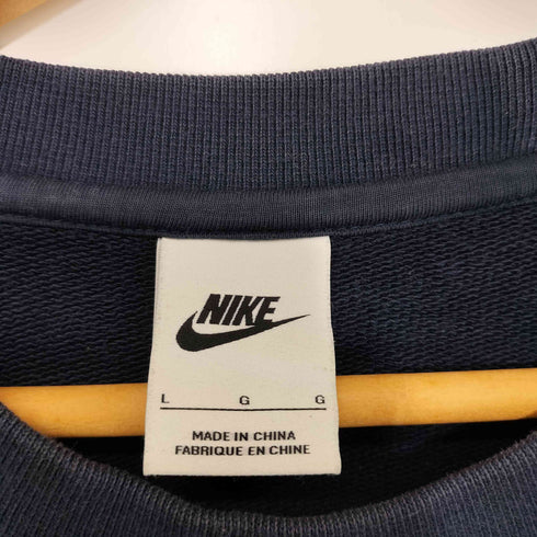 ナイキ NIKE French Terry Swoosh 4 Embroidered Round Neck Sports Pullover メンズ import:L